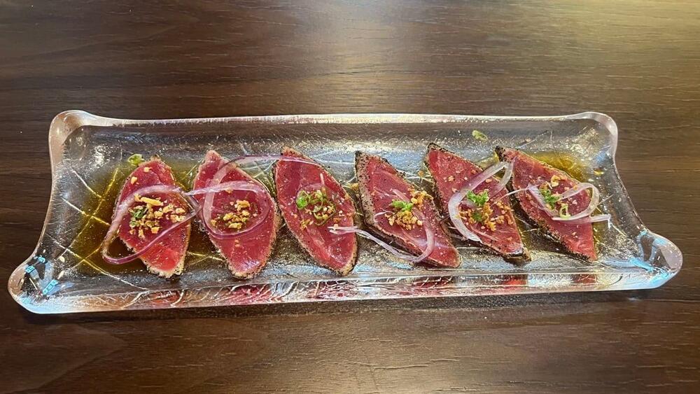 AS4. Pepper Tuna Crudo